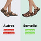 Men's summer sandals with wide adjustable straps and a cushioned arch support