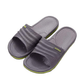 Men's orthopedic sandals with adjustable straps and contoured footbeds, in navy, gray and brown