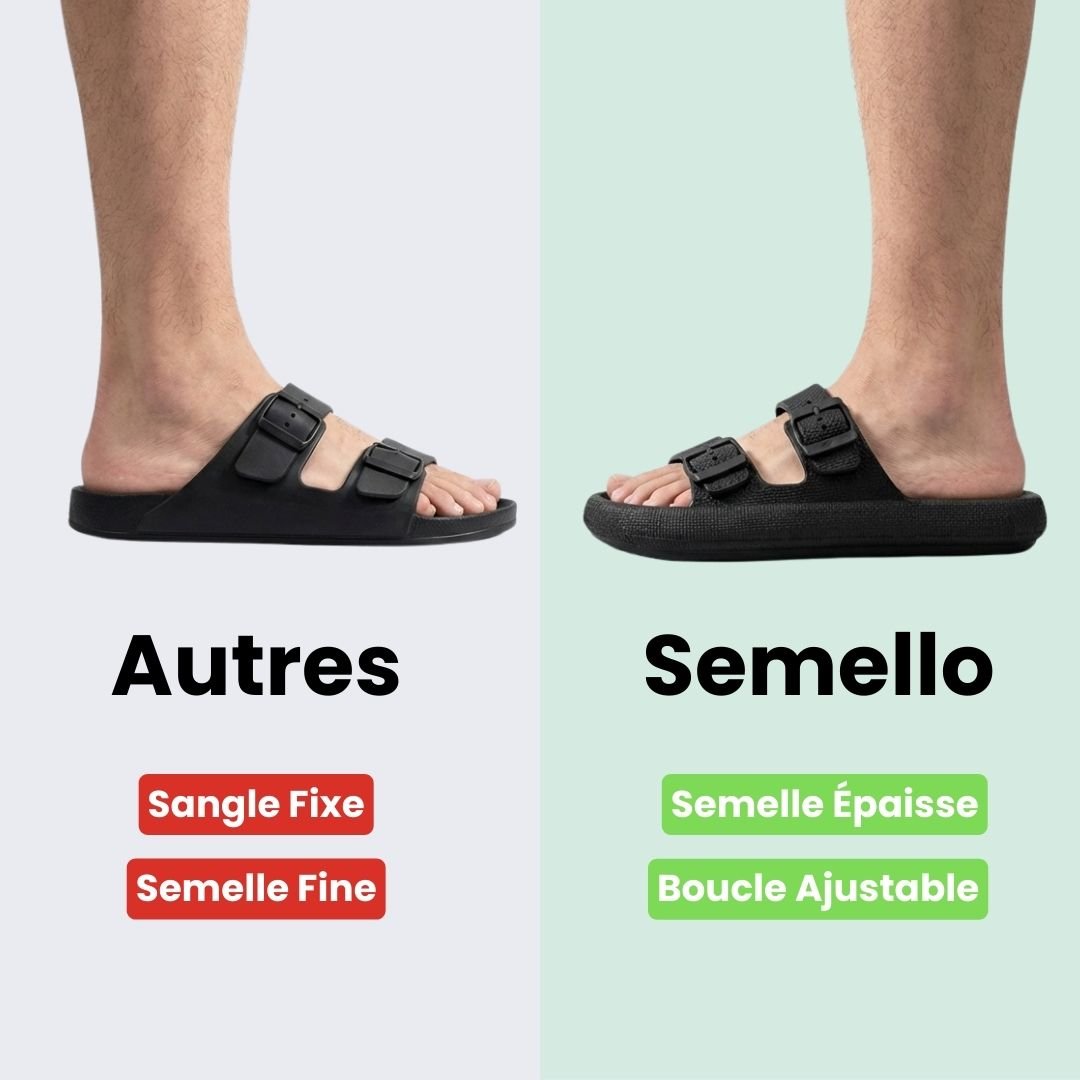 Orthopedic sandals with adjustable buckle straps over the instep and a contoured footbed