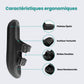 Orthopedic sandals with adjustable buckle straps over the instep and a contoured footbed