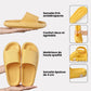 Orthopedic sandals with a contoured footbed for foot pain, in orange, yellow, pink, black and blue