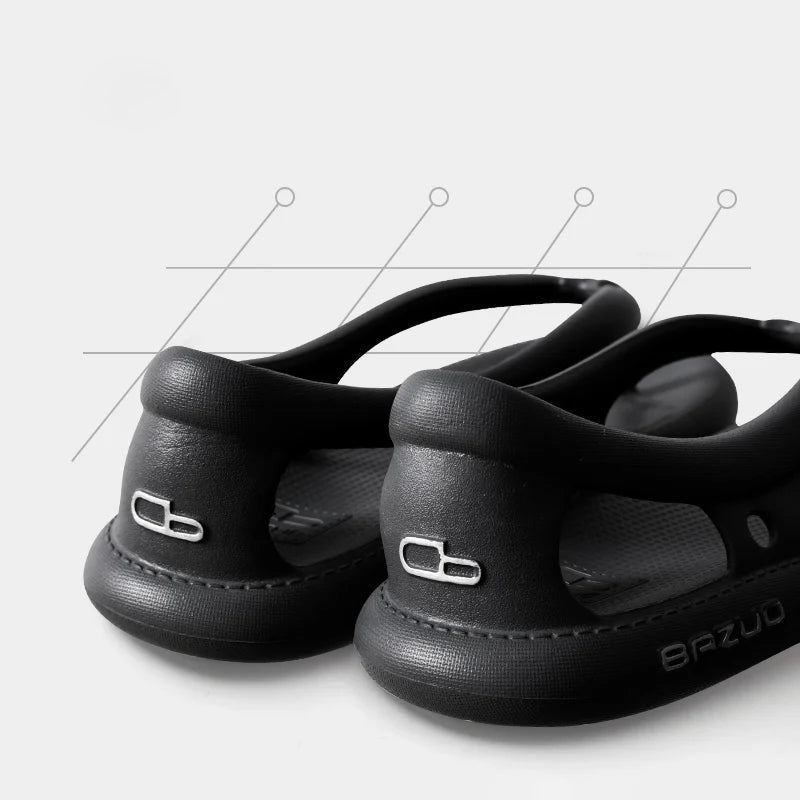 Men's ergonomic sandals with adjustable straps and a contoured orthopedic footbed