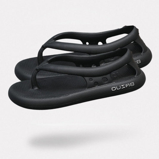Men's ergonomic sandals with adjustable straps and a contoured orthopedic footbed