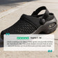 Lightweight orthopedic slide sandals with a cushioned contoured footbed