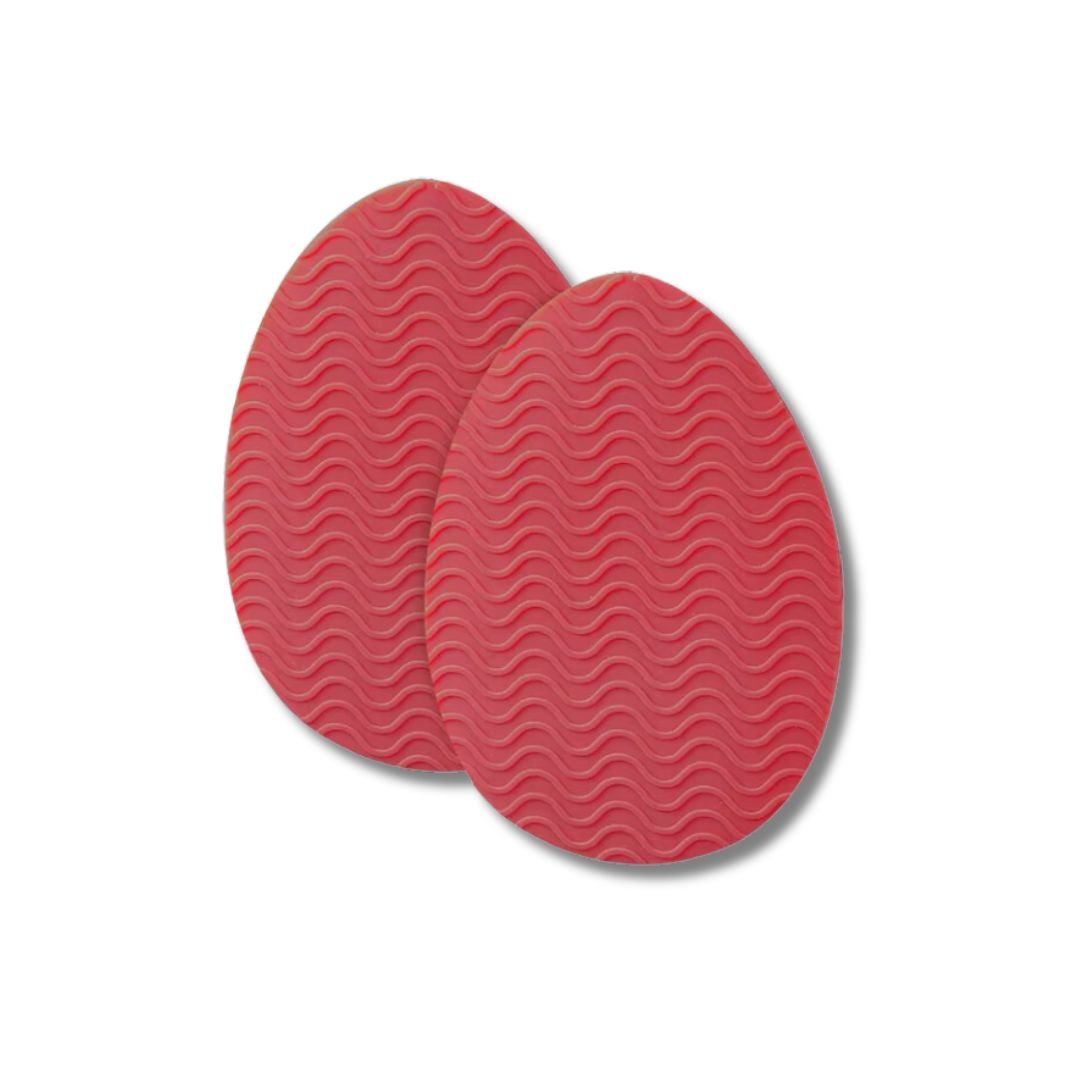 Non-slip half insoles for high heels in round or pointed toe shapes, in red, khaki, apricot or black
