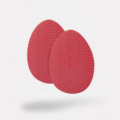 Non-slip half insoles for high heels in round or pointed toe shapes, in red, khaki, apricot or black