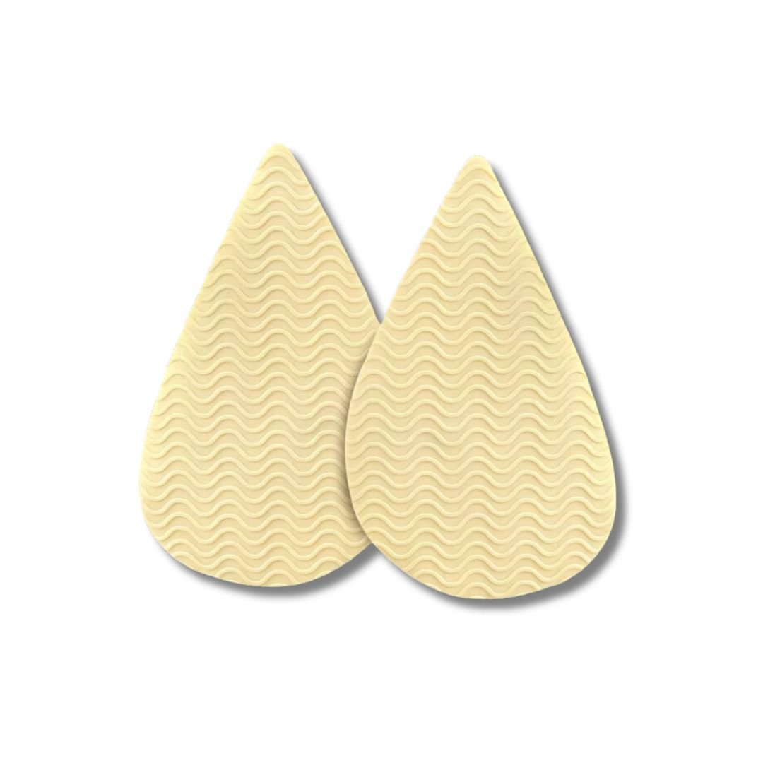 Non-slip half insoles for high heels in round or pointed toe shapes, in red, khaki, apricot or black