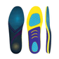 Everyday plantar fasciitis insoles with a molded arch, trimmed to fit inside the shoe