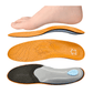 Leather insoles with a breathable surface and low arch support for the shoe