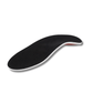 Memory foam insoles for flat feet with a raised arch and a deep heel cup
