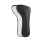 Memory foam high heel insoles in nude, black and pink, placed under the forefoot