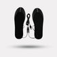 Electric heated insoles with a warming element under the foot, slipped inside work boots