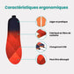 Heated insoles that warm the sole of the foot, sized to sit inside hiking and hunting boots