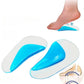Kids orthopedic insoles with a raised arch and cupped heel for flat feet