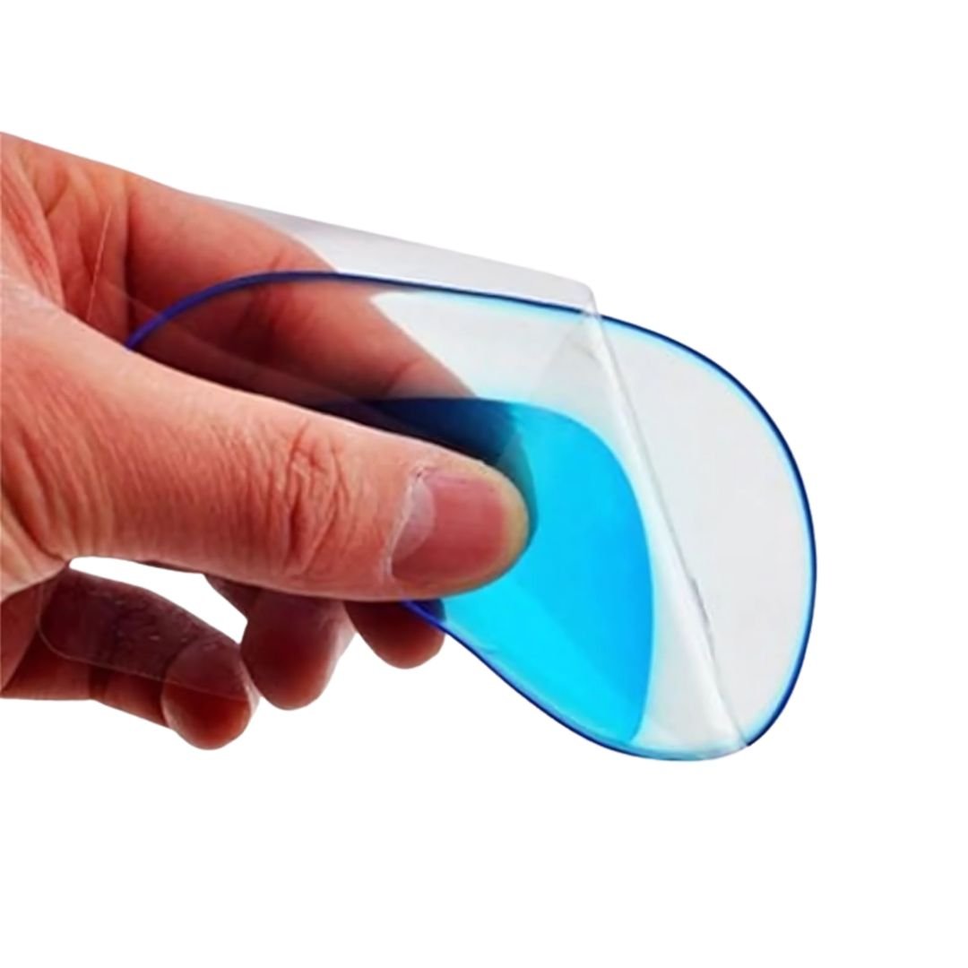 Kids orthopedic insoles with a raised arch and cupped heel for flat feet