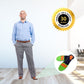 Full-length insoles for plantar fasciitis with a firm arch support and a padded heel