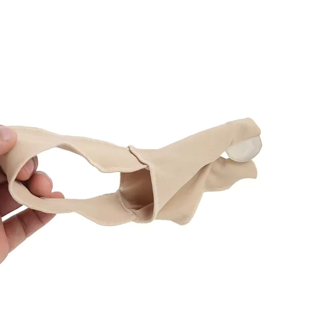 Pair of insoles for bunions with a heel cushion, arch support and metatarsal pad