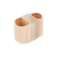 Soft flexible separators slipped between the toes to ease a hammer toe