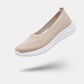 Women's orthopedic sneakers in black, pink, gray and beige with a thick cushioned midsole