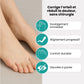 Fabric strap looped around the toes and forefoot to straighten a claw toe