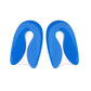 Gel heel cups that cushion the heel inside any shoe to ease heel spur pain