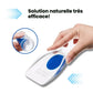 Silicone heel cups that sit under the heel to absorb shock inside a shoe