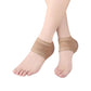 Pair of gel heel cushions placed under the heel inside any shoe