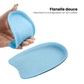 Pair of U-shaped gel heel cups that cradle the heel inside any shoe