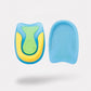 Pair of U-shaped gel heel cups that cradle the heel inside any shoe