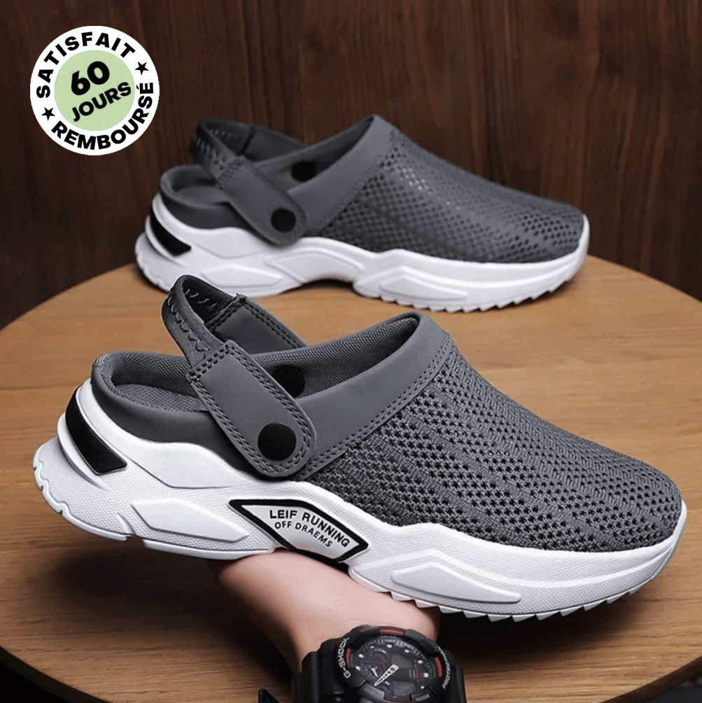 Orthopedic walking shoes with a pressure-spreading sole for pain-free everyday steps